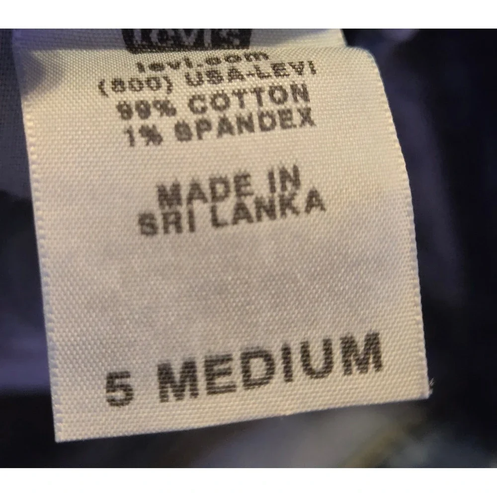 Levi's Super Low 518 Jeans Women's Size 5 Medium Blue Spandex Blend